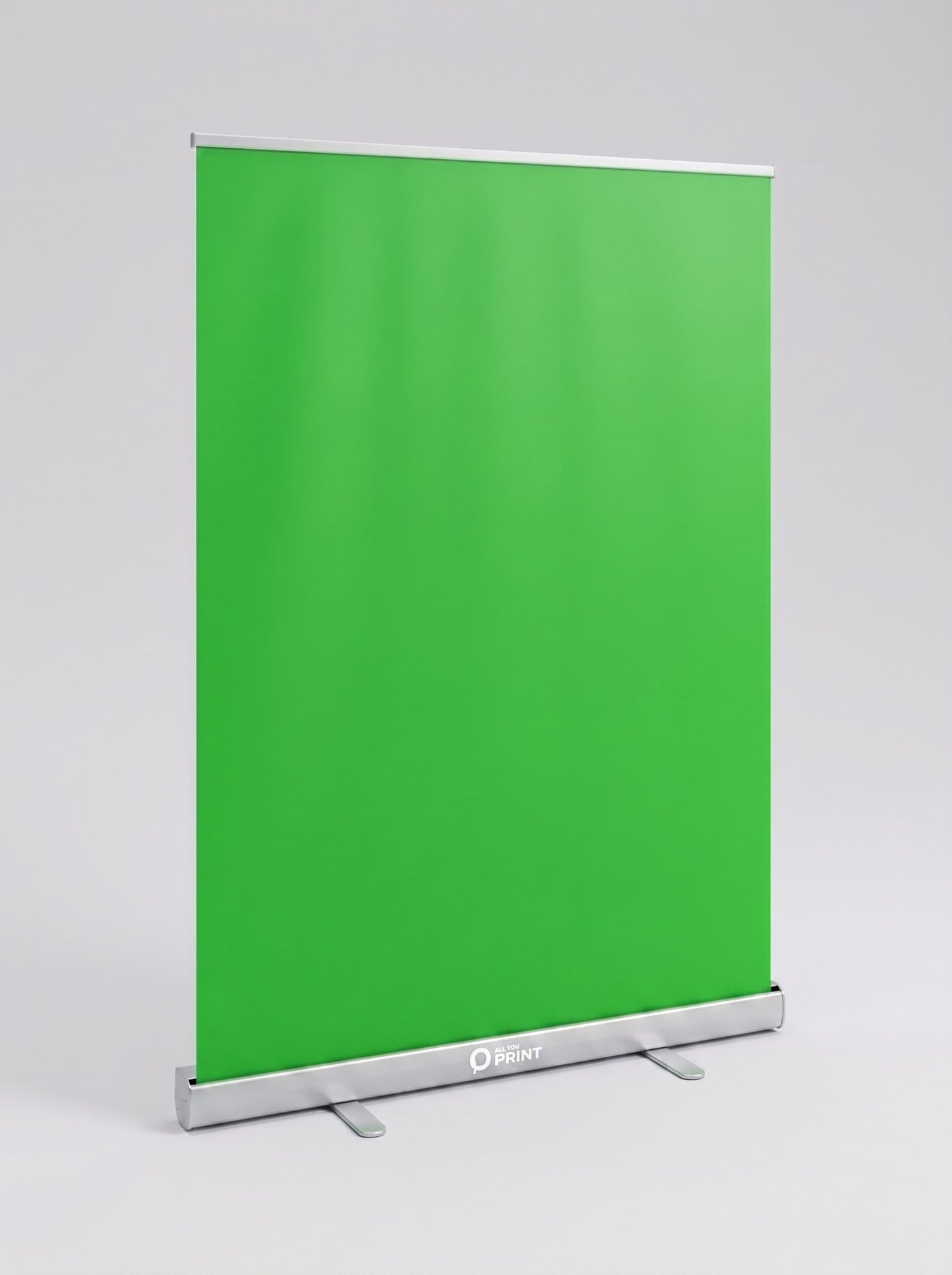 Greenscreen Roll-Up Classic, système avec impression