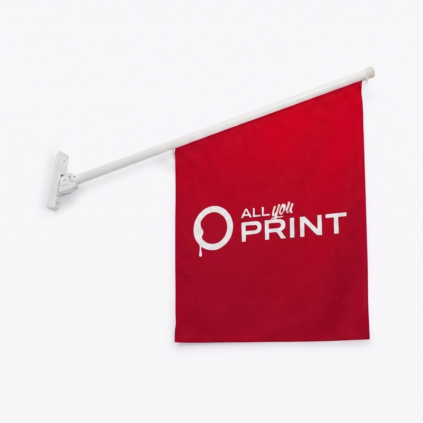 Kiosk flag, system incl. print