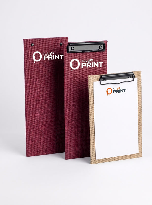 Porte-blocs aspect jute