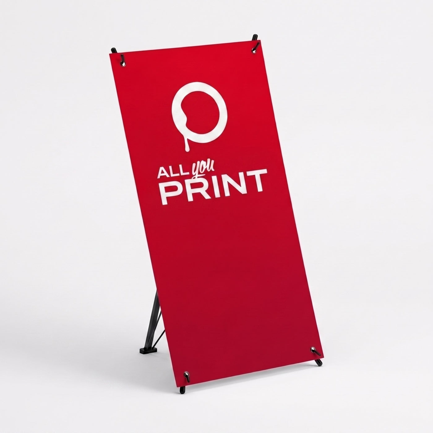 X-Banner Mini, systeme avec impression